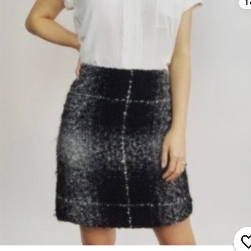 Akris Punto Black and White Pencil Skirt - Picture 1 of 16